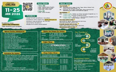 Brosur Pendaftaran Santri Baru 2026